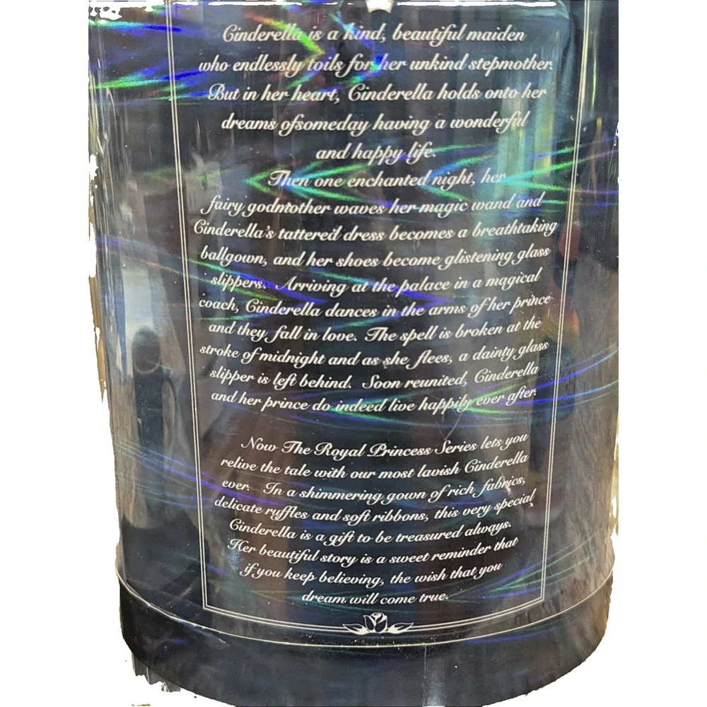 Disney Store Cinderella Royal Princess Series Doll NIB Light Up Case